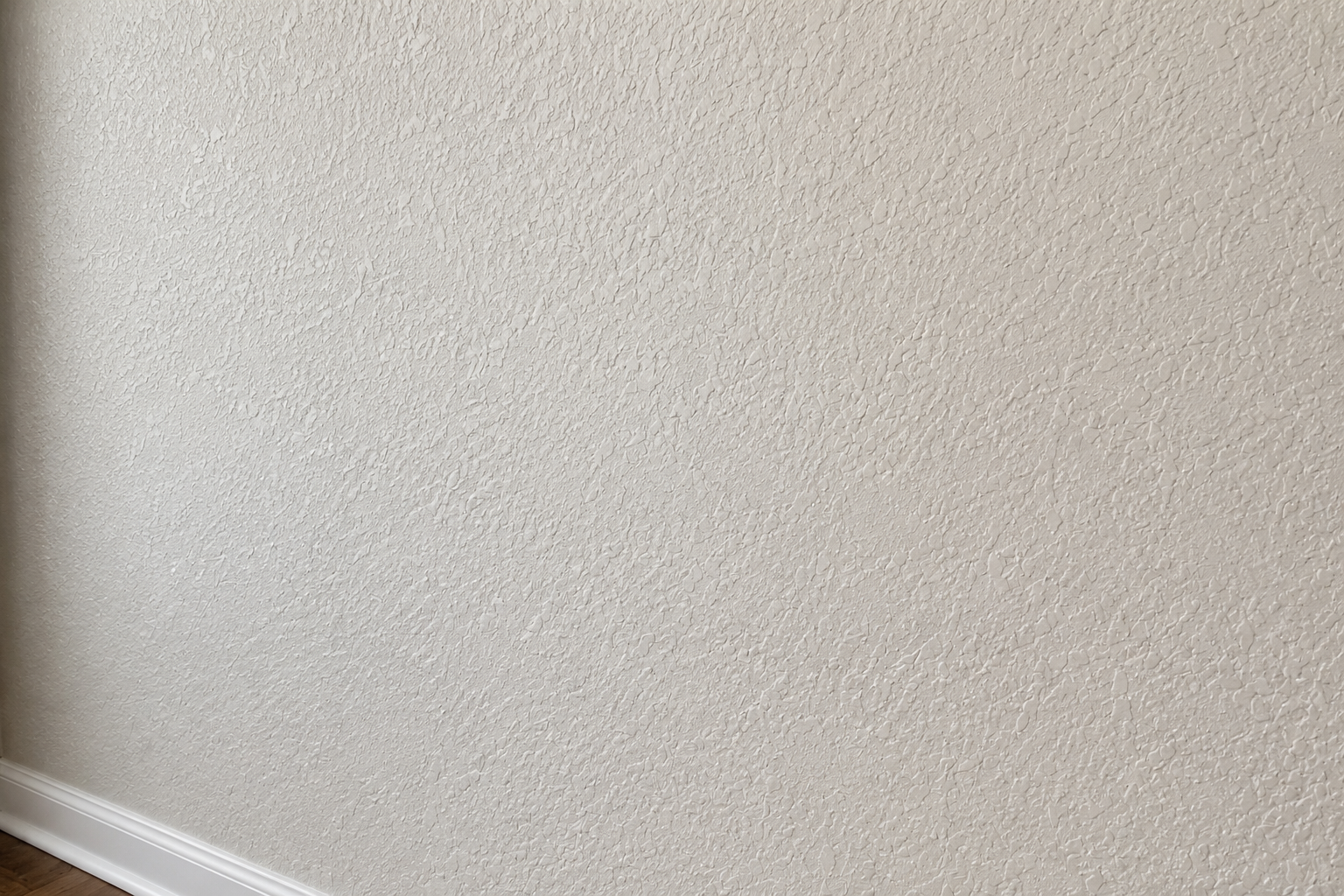 Textured drywall wall finish
